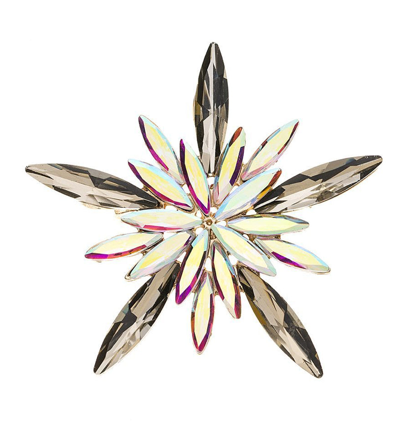Brooch - Christmas Crystal Star