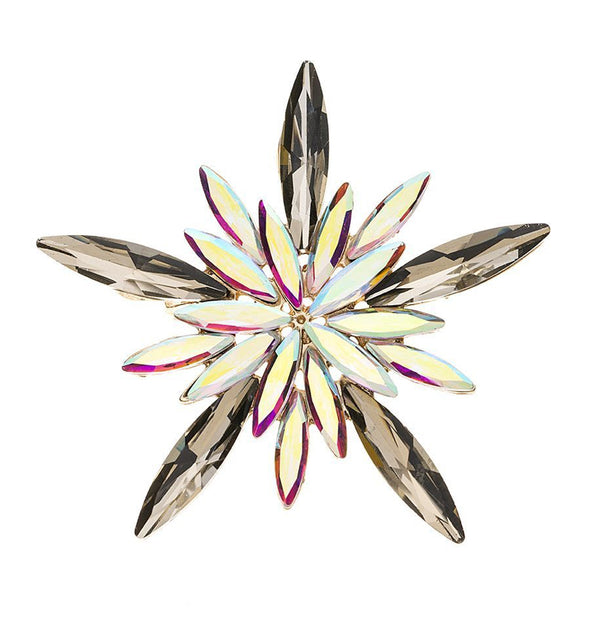Brooch - Christmas Crystal Star