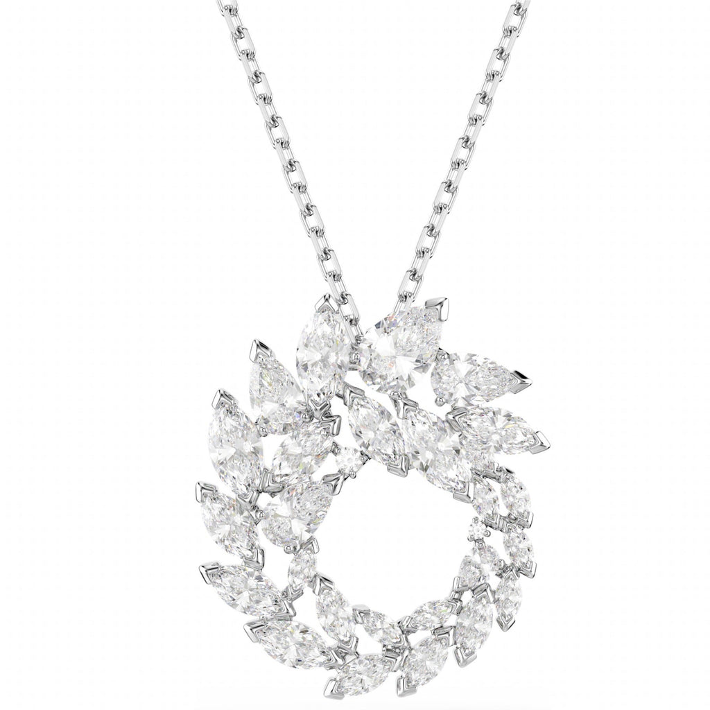 Mesmera: White Marquise Cut Crystal Pendant - 2 Colours