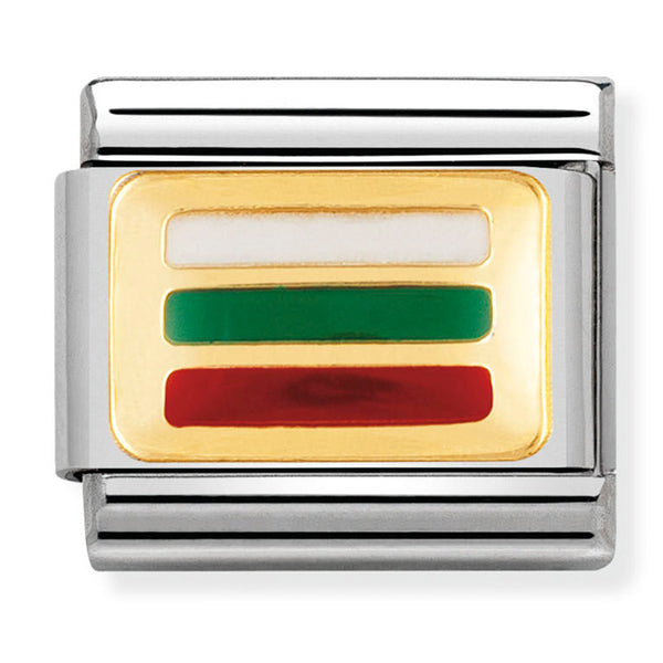 Europe Flag -  Bulgaria Gold Charm