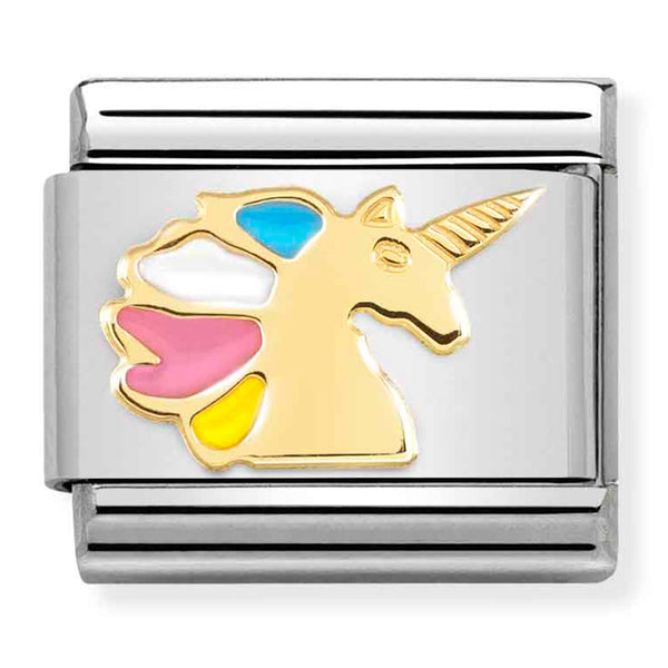 Animals - Multicolour Unicorn Gold Charm