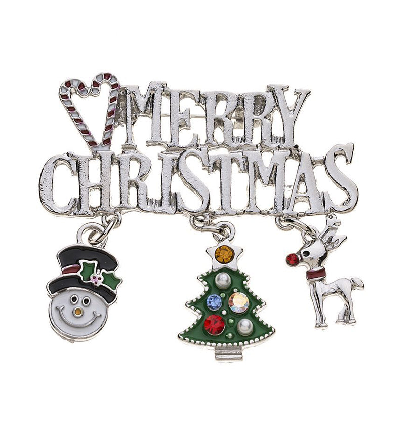 Brooch - Christmas Merry Christmas
