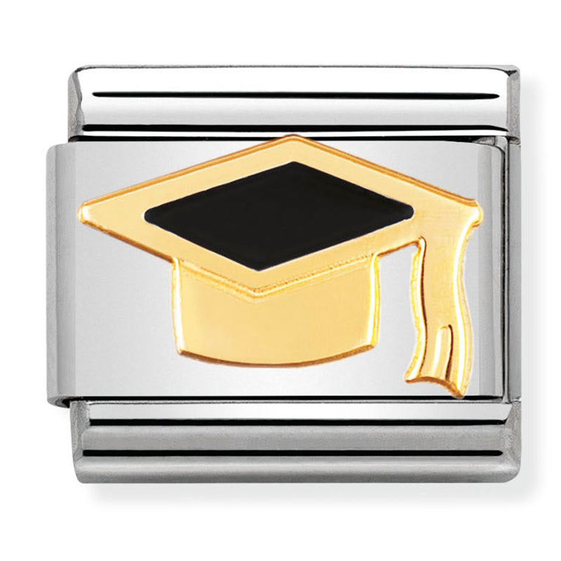 Ocassions - Graduation Hat Gold Charm