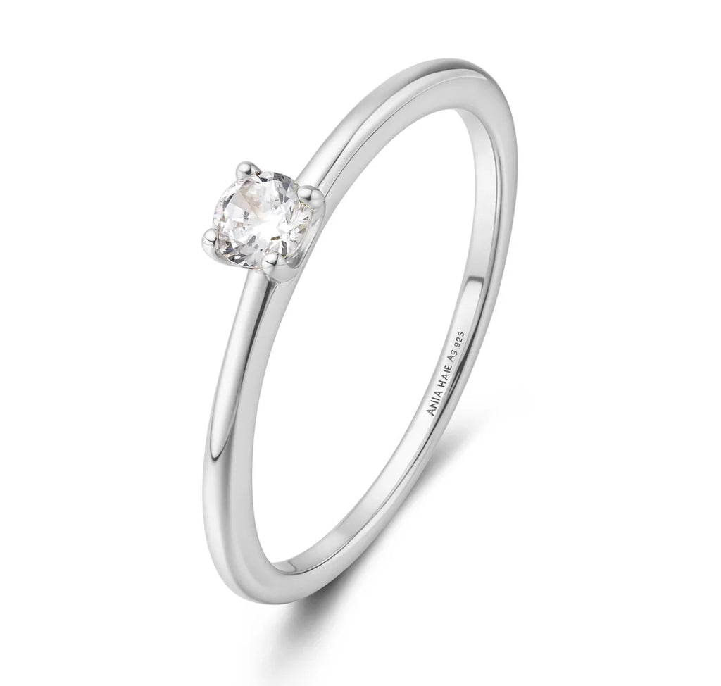 Sunny Sparkler - Classic Slim with CZ Stacking Ring - 2 Colours