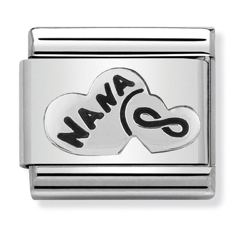 Family - Nana Infinity Heart in Silver