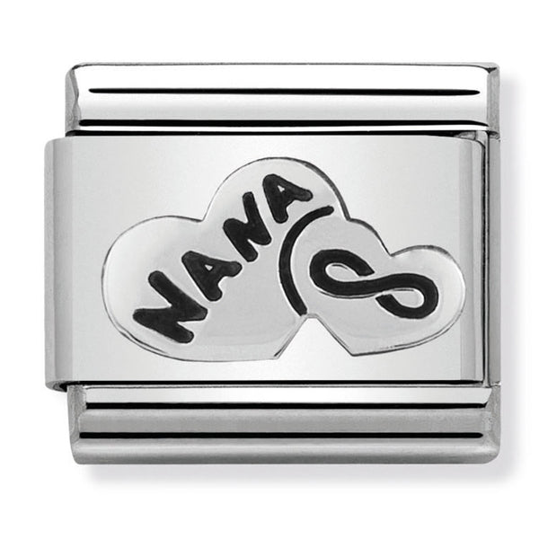 Family - Nana Infinity Heart in Silver