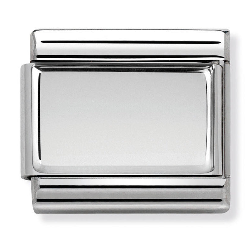 Engravable - Plain Silver Charm