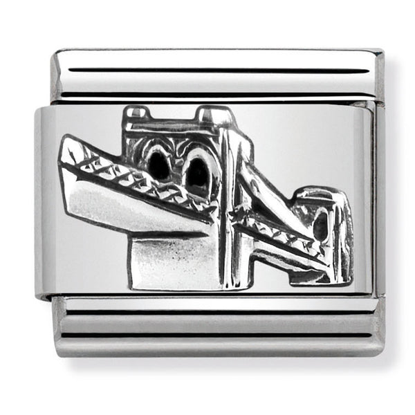 Travel - Skyline Brooklyn Bridge Relief (New York) Silver Charm