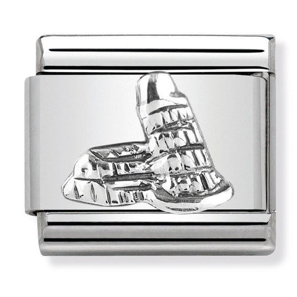 Travel - Tower of Pisa Relief (Italy) Silver Charm