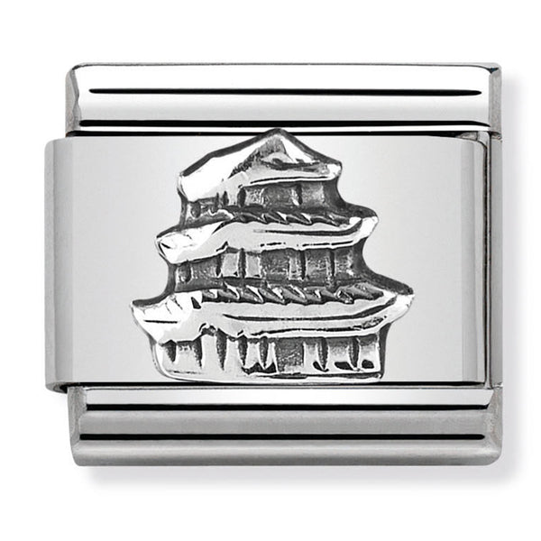 Travel - Pagoda (China) Silver Charm