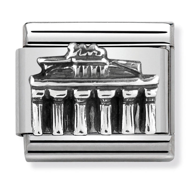 Travel - Brandenburg Gate Relief (Germany) Silver Charm