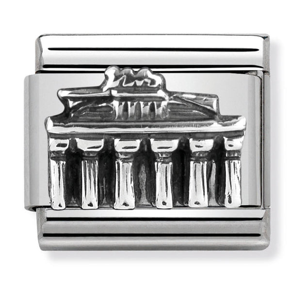 Travel - Brandenburg Gate Relief (Germany) Silver Charm