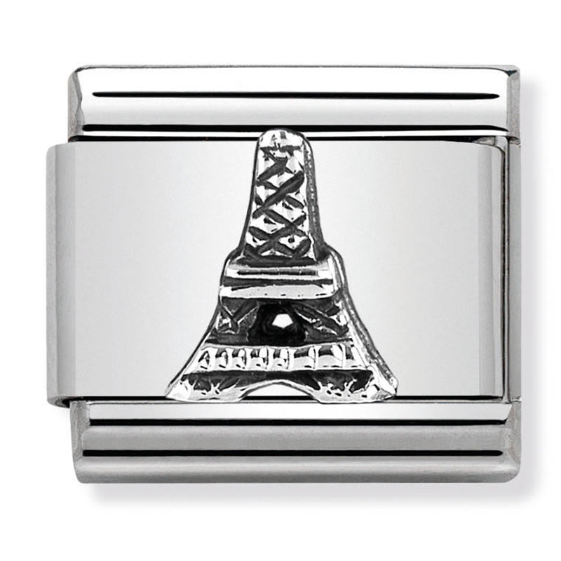 Travel - Eiffel Tower Relief (Paris) Silver Charm