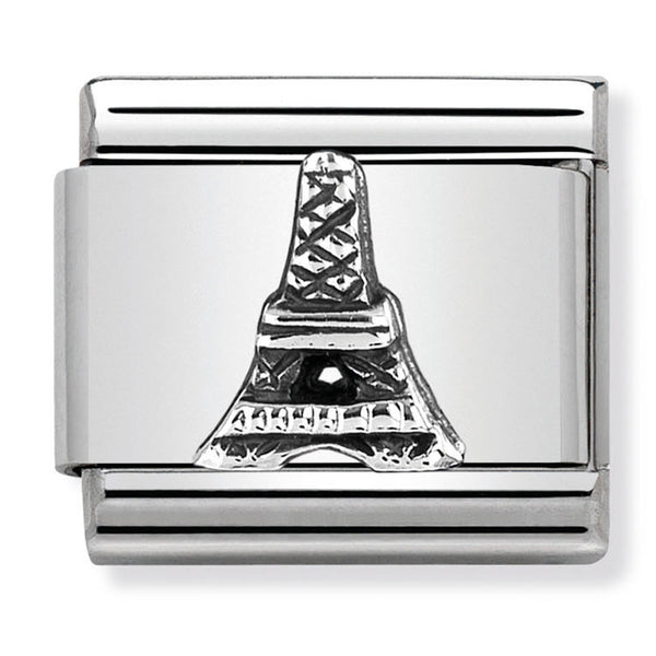 Travel - Eiffel Tower Relief (Paris) Silver Charm