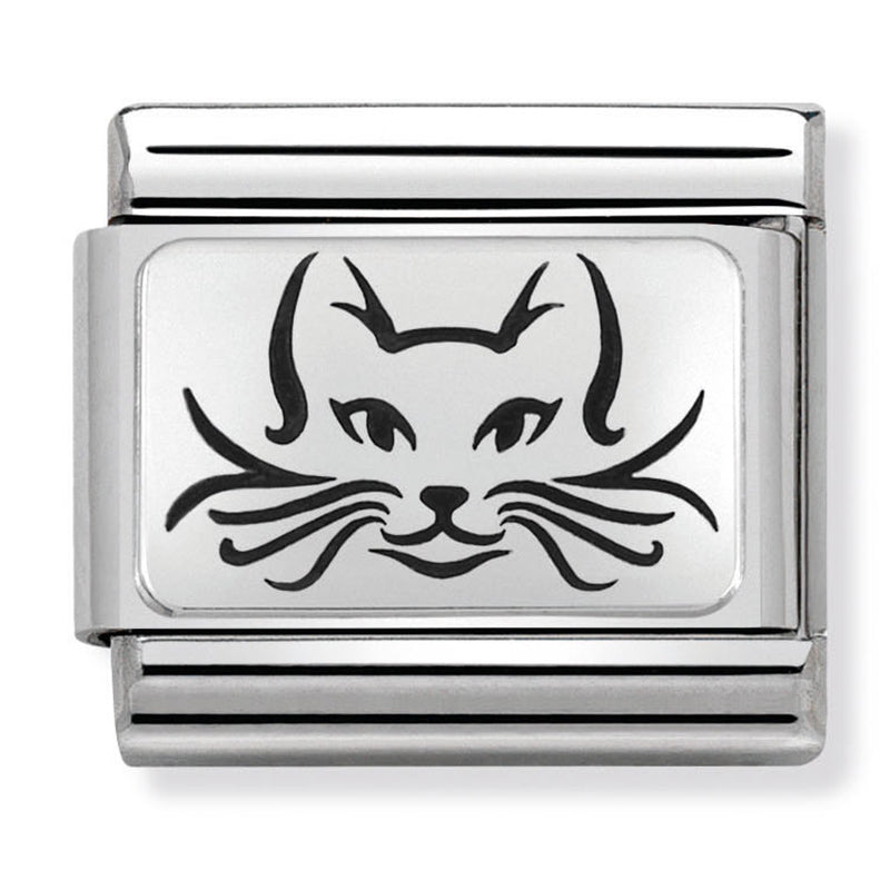 Animals - Cat Silver Charm