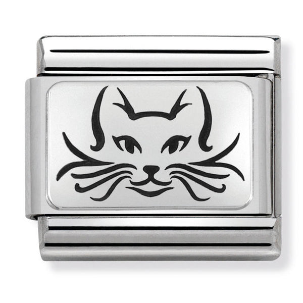 Animals - Cat Silver Charm