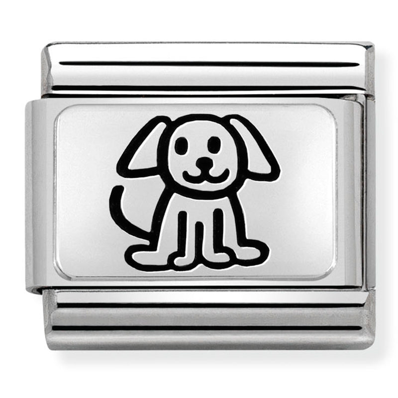 Animals - Puppy Dog Silver Charm