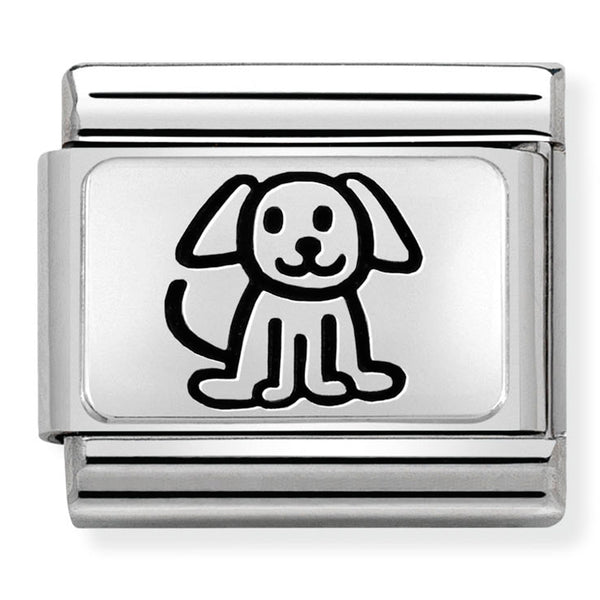Animals - Puppy Dog Silver Charm