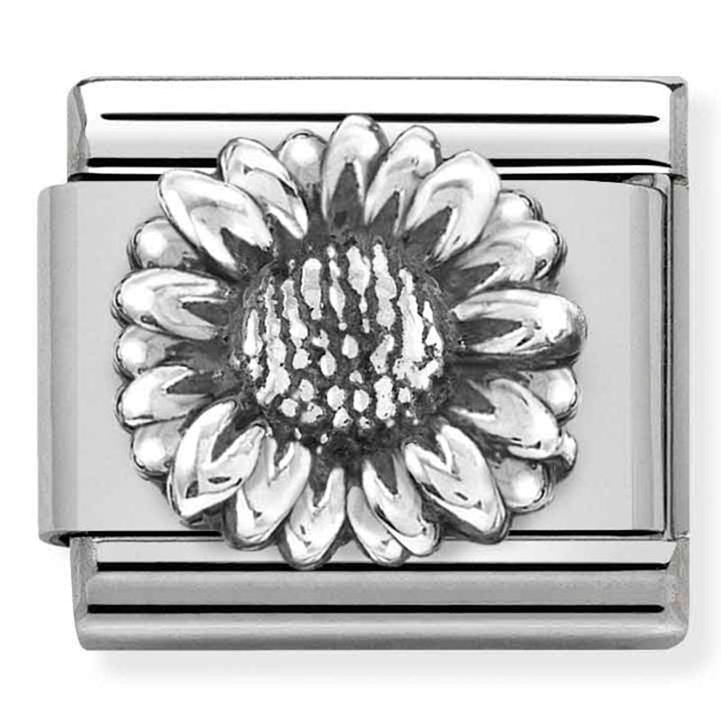 Nature - Sunflower Silver Charm