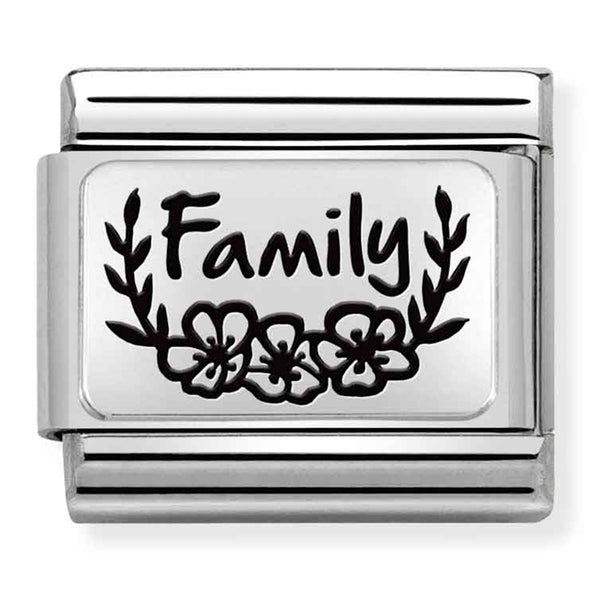 Family - Family with Family Silver Charm