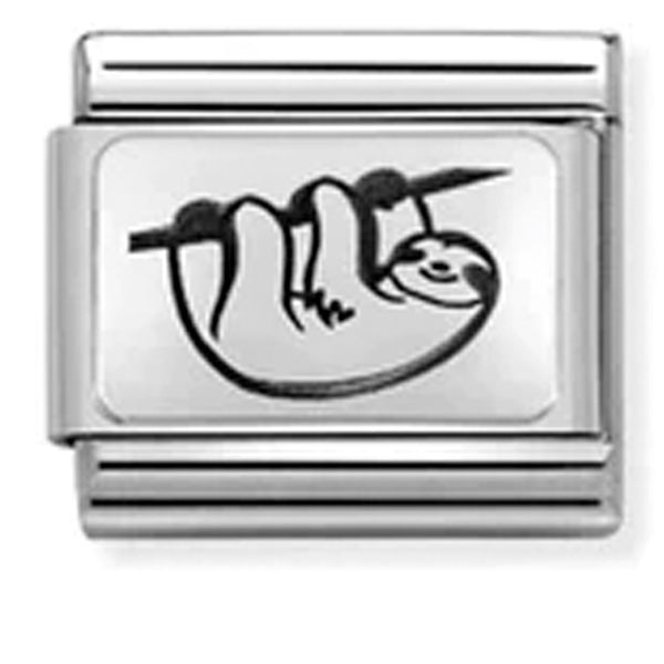 Animals - Sloth Silver Charm