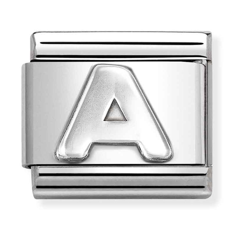Silver - Letter A Charm