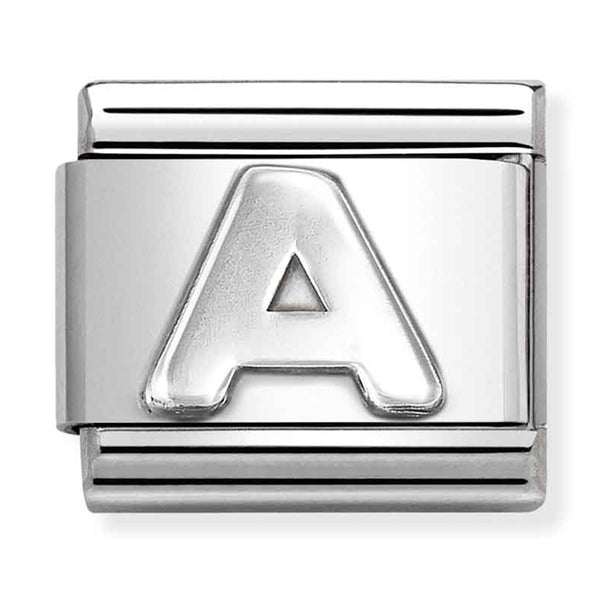 Silver - Letter A Charm