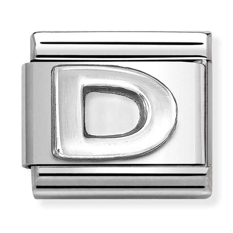 Silver - Letter D Charm