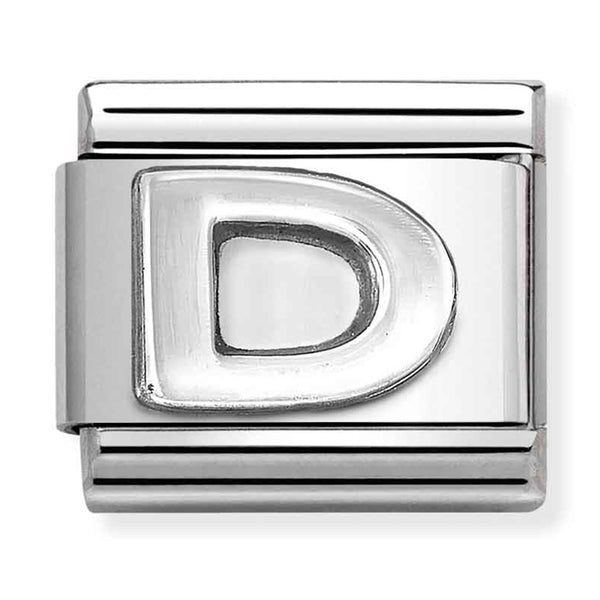Silver - Letter D Charm