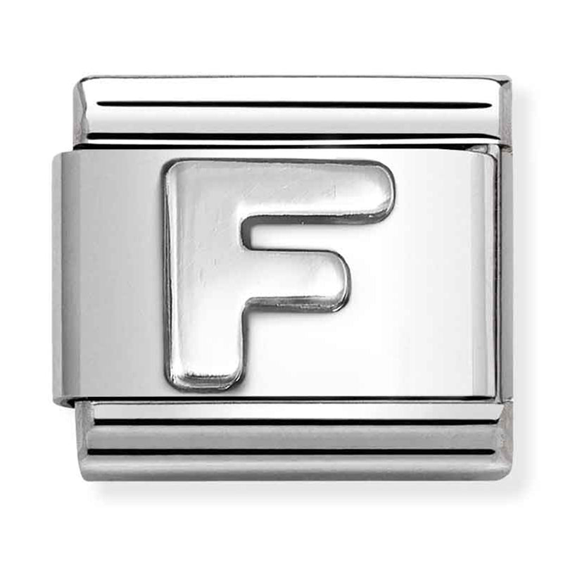 Silver - Letter F Charm