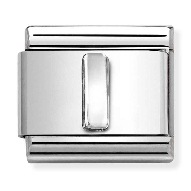 Silver - Letter I Charm
