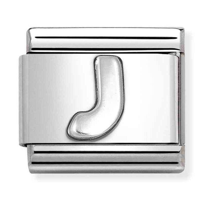 Silver - Letter J Charm