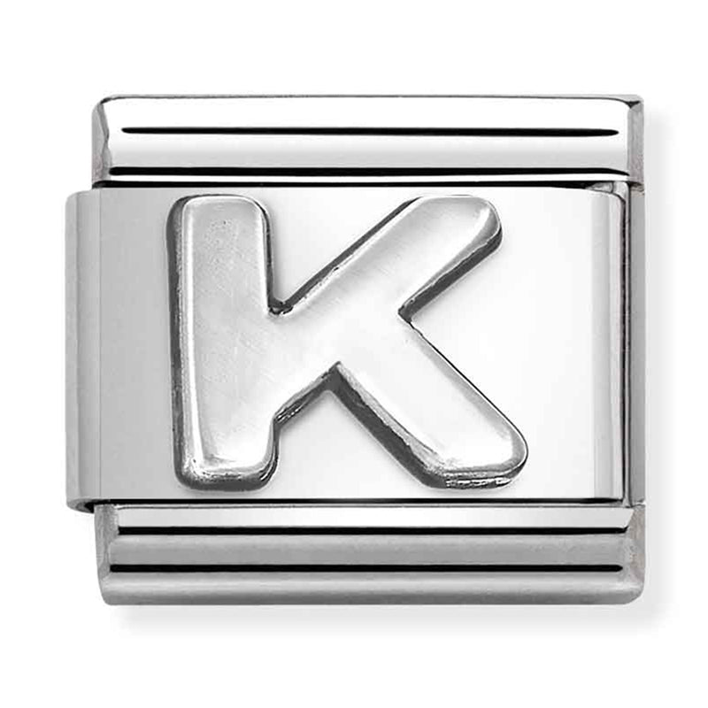 Silver - Letter K Charm