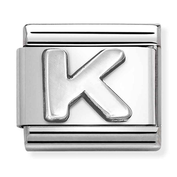 Silver - Letter K Charm