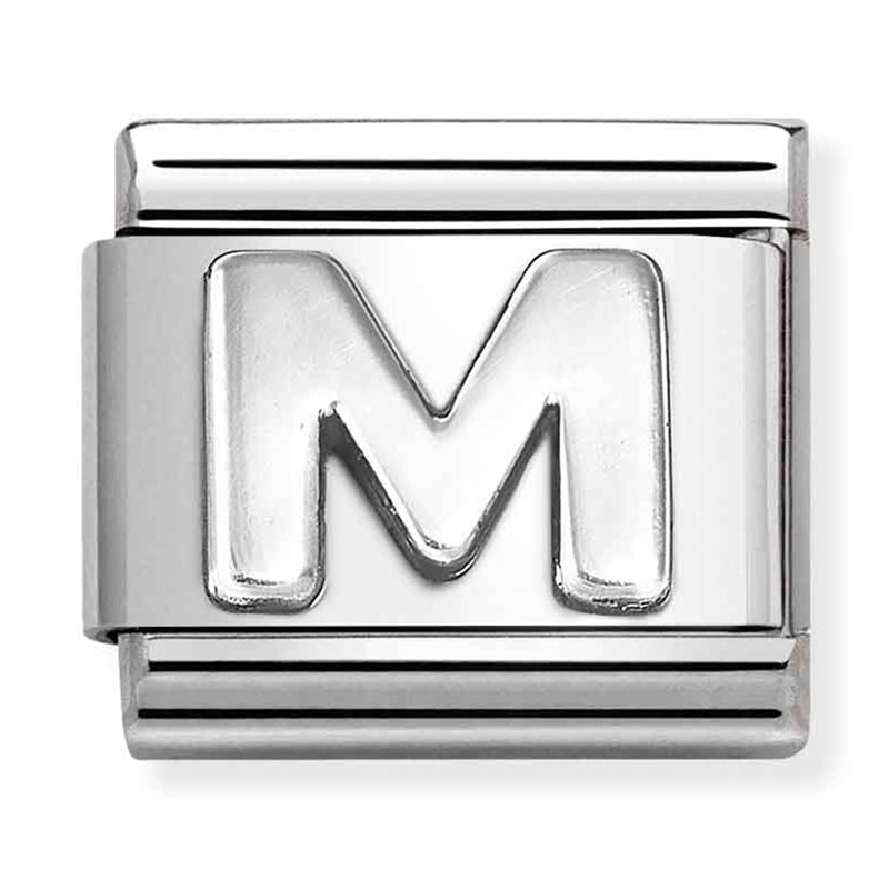Silver - Letter M Charm