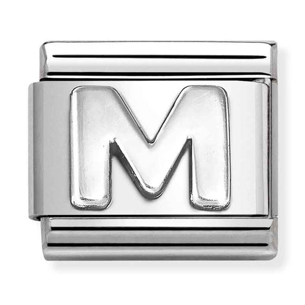 Silver - Letter M Charm