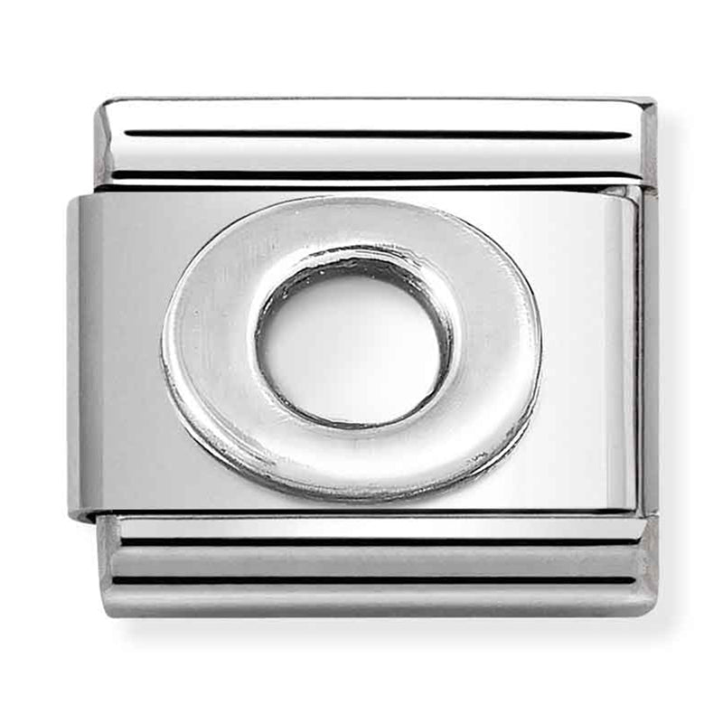 Silver - Letter O Charm