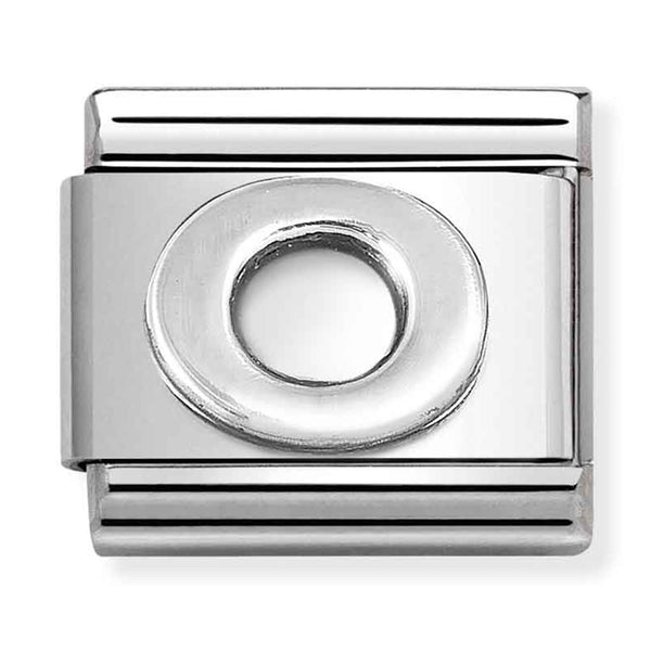 Silver - Letter O Charm