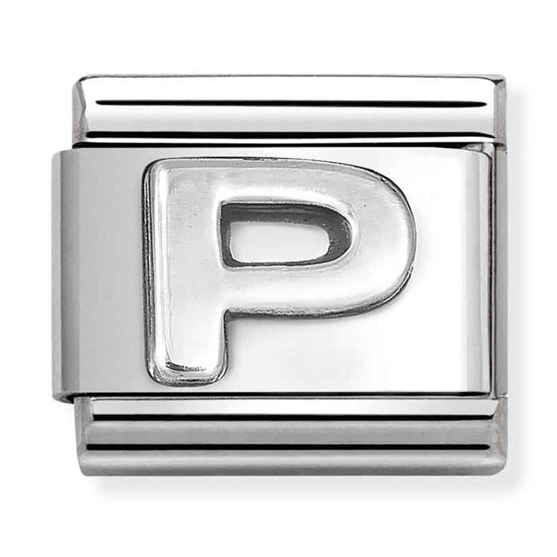 Silver - Letter P Charm