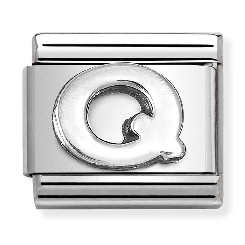 Silver - Letter Q Charm