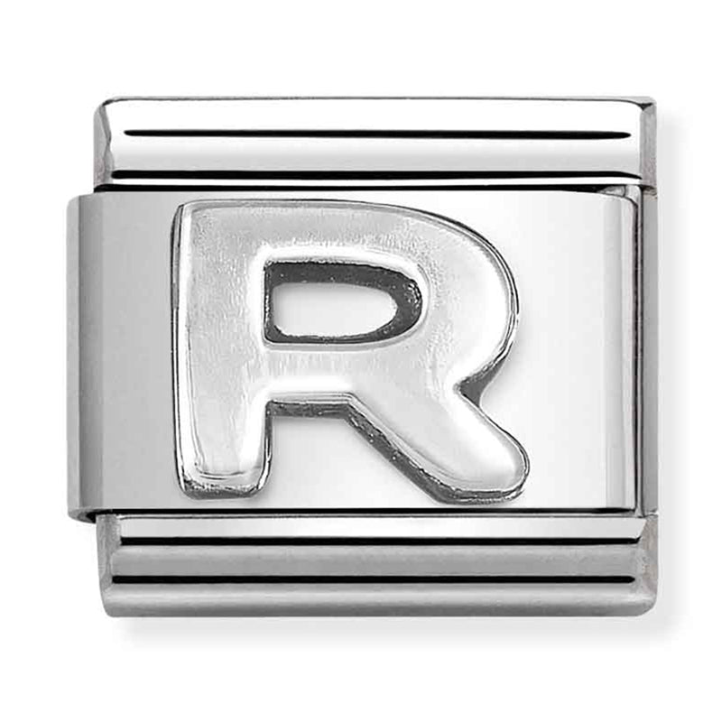 Silver - Letter R Charm