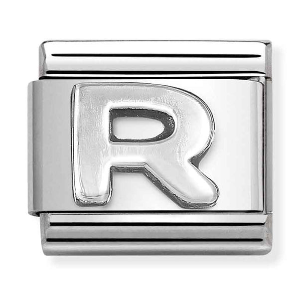Silver - Letter R Charm