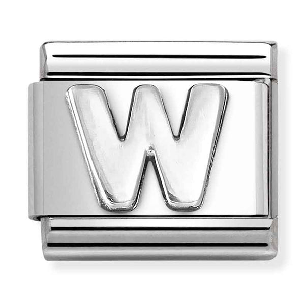 Silver - Letter W Charm