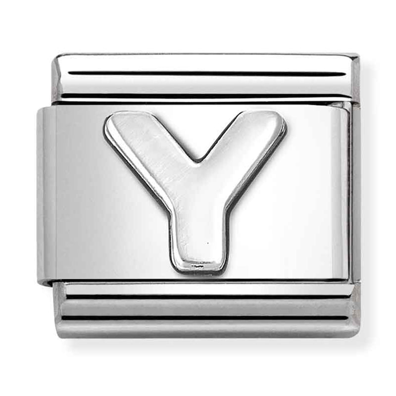 Silver - Letter Y Charm