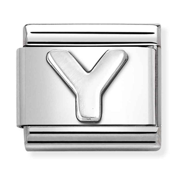 Silver - Letter Y Charm