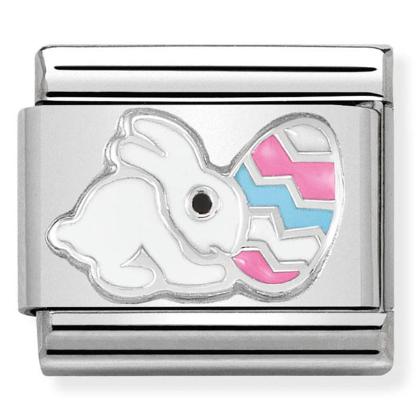 Animals - Easter Bunny Silver Charm