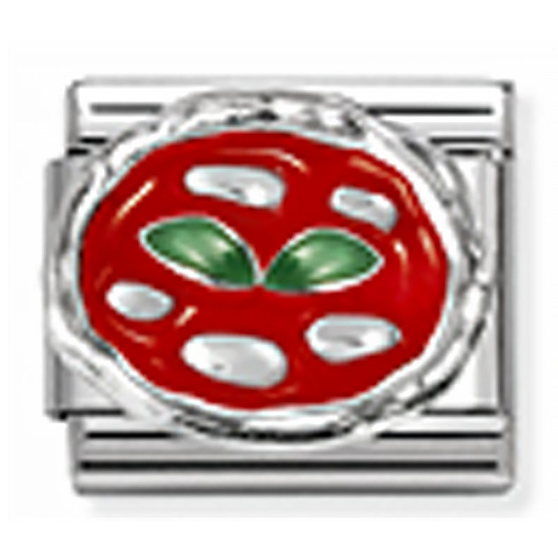 Food - Pizza Silver Charm