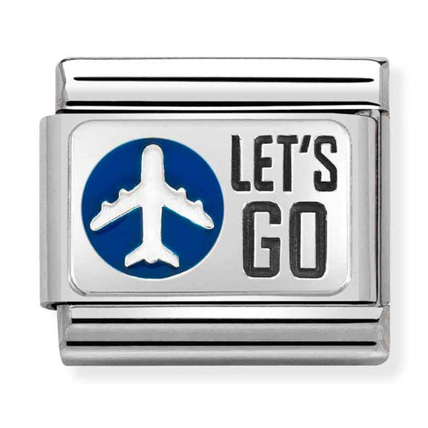 Travel - Plane Silver Charm