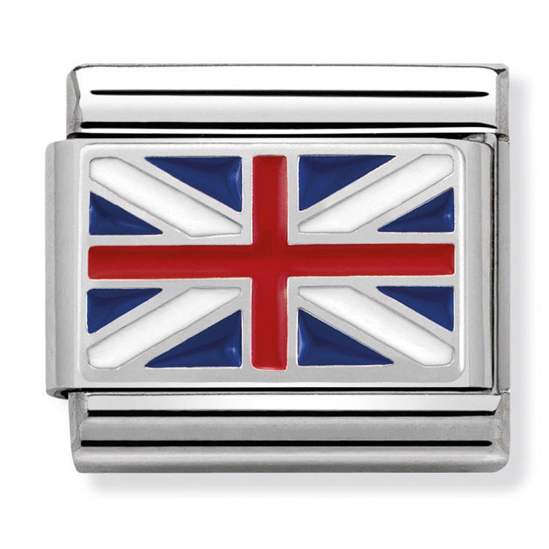 Europe Flag - Great Britain Silver Charm