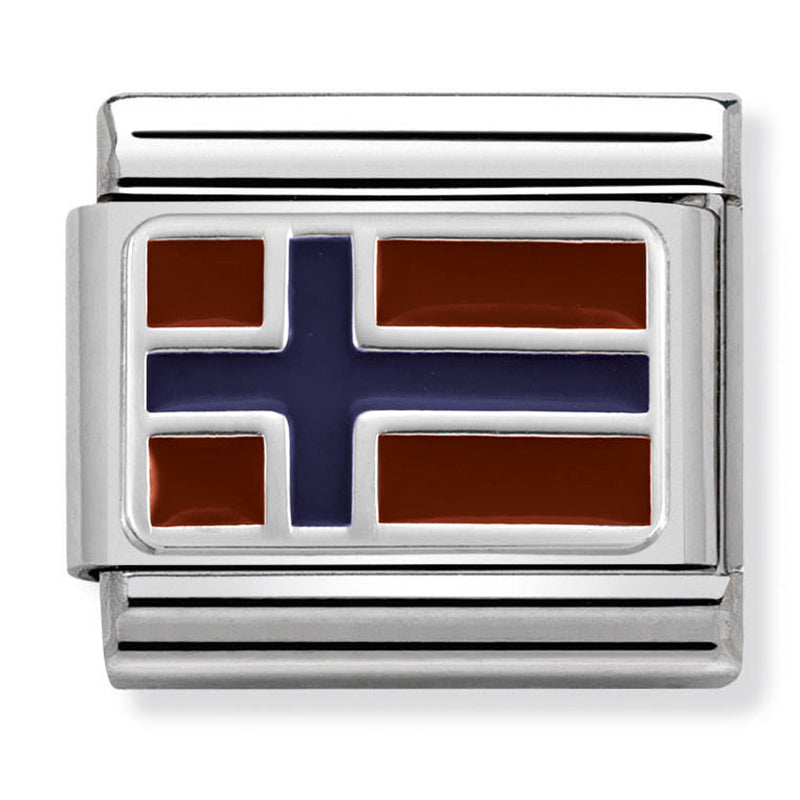 Norway Flag - Norway Silver Charm